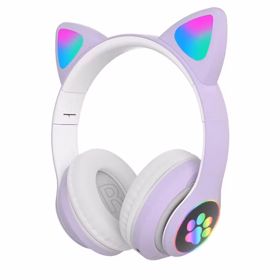 Auriculares con oreja de gato inalámbricos Bluetooth